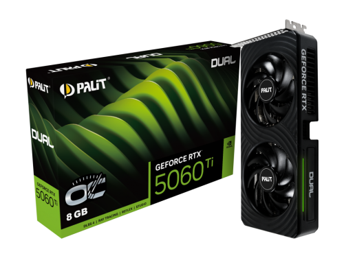 Видеокарта PCIE16 RTX5060TI 8GB PA-RTX5060Ti DUAL OC 8GB PALIT