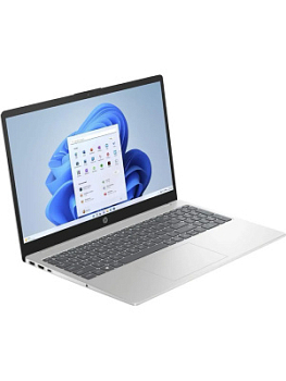 Ноутбук HP 15-fc0222ci, 15.6" (1920x1080) IPS/AMD Ryzen 7 7730U/16 ГБ DDR4/512 ГБ SSD/AMD Radeon Graphics/Windows 11 Pro, Серебристый (D18P3EA_Win11P)