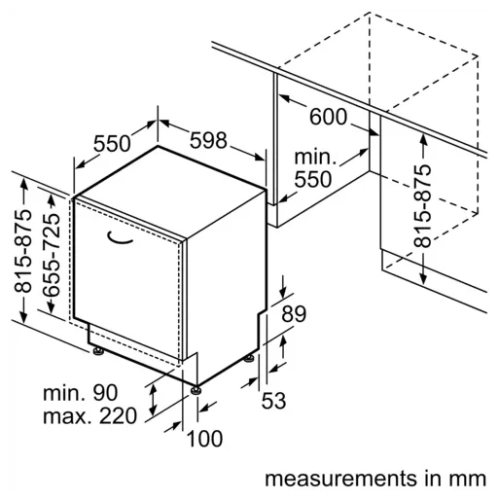 Встраиваемая посудомоечная машина Bosch SMD6TCX00E