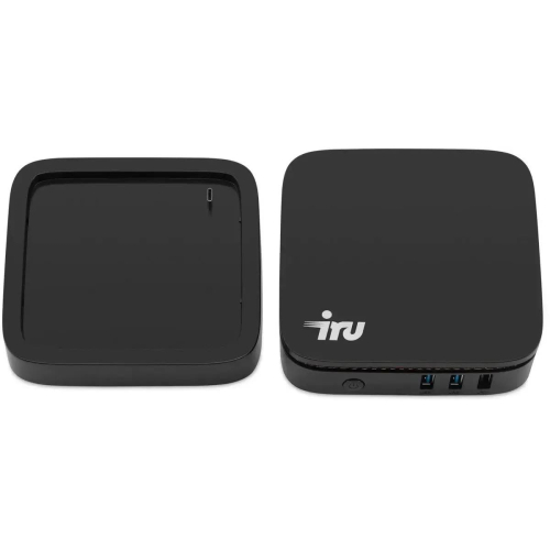 Мини-ПК iRU 110JLCN, Intel Celeron N5105/8 ГБ DDR4/256 ГБ SSD/Intel UHD Graphics/Без ОС, черный (1975163)