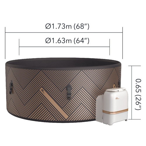 СПА-бассейн Mono 930 л, 173х65 см, аэромассаж