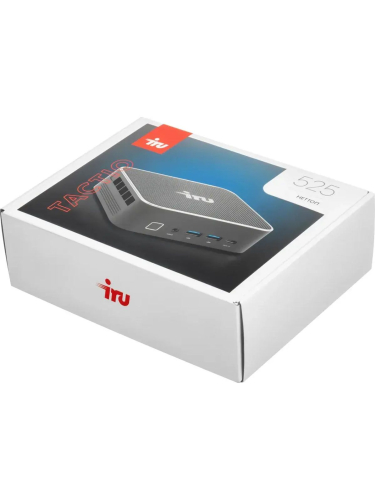 Мини-ПК iRU Tactio 525, AMD Ryzen 3 3300U/8 ГБ DDR4/256 ГБ SSD/AMD Radeon Graphics/Windows 11 Pro, черный (2173135)