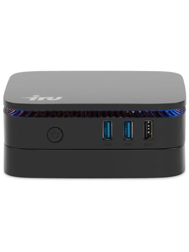 Мини-ПК iRU 110JLCN, Intel Celeron N4500 / 8 ГБ DDR4 / 256 ГБ SSD / Intel UHD Graphics / Windows 11 Pro, черный (2152163)