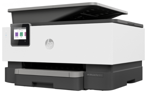 МФУ струйный HP Officejet Pro 9013 AiO (1KR49B) A4 Duplex WiFi USB RJ-45 белый / серый