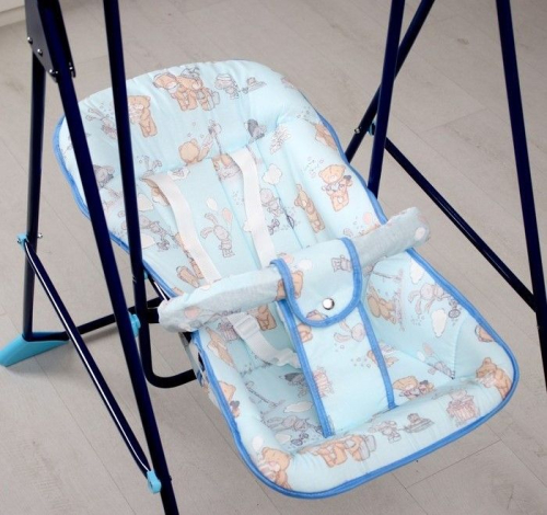 Качели детские напольные «Ветерок-Люкс», синий рисунок МИКС