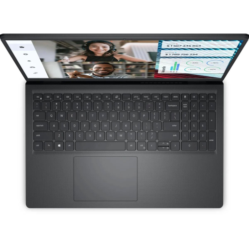 Ноутбук 15.6" 120Ghz WVA FHD DELL Vostro 3520 black (Core i3 1215U/8Gb/512Gb SSD/noOS/RJ45) ((3520-3850))