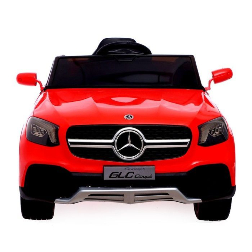 Электромобиль MERCEDES-BENZ GLC COUPE, EVA колеса, кожаное сидение, цвет красный