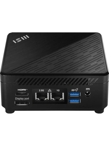 Мини-ПК MSI Cubi 5 1M-472BRU, Intel Core i5-1235U / Отсутствует DDR5 / Отсутствует SSD / Intel Iris Xe Graphics / Без ОС, черный (936-B0A821-472)