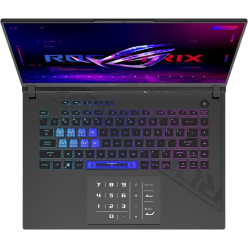 Ноутбук ASUS ROG STRIX G16 G614JU-N3441, 16" (1920x1200) IPS/Intel Core i7-13650HX/16 ГБ DDR5/512 ГБ SSD/NVIDIA GeForce RTX 4050 для ноутбуков (6 Гб)/Без системы, Серый (90NR0CC1-M00YL0)