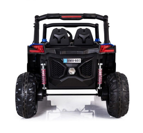 Электромобиль «БАГГИ», полный привод 4WD, кожаное сиденье, цвет синий