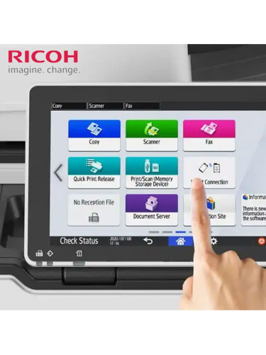 МФУ Ricoh IM C3510, SRA3, 35ppm, ARDF100, 2x550-sheet cassettes, 100-sheet manual bypass, 8GB memory, 250GB SSD, Ethernet, USB 2.0, добавить комплект тонеров. (Обязательный запуск инженером АСЦ)