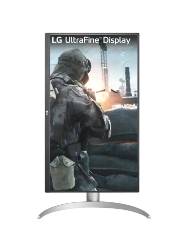 Монитор LG UltraFine 27UP650K-W 27" IPS monitor, 3840x2160, 400cd/m2, 16:9, 5мс (GtG), HDMIx2, DP, Headphone Out, 60Hz, 178/178, внешний БП, VESA 100x100, HAS 110mm, white/silver/black