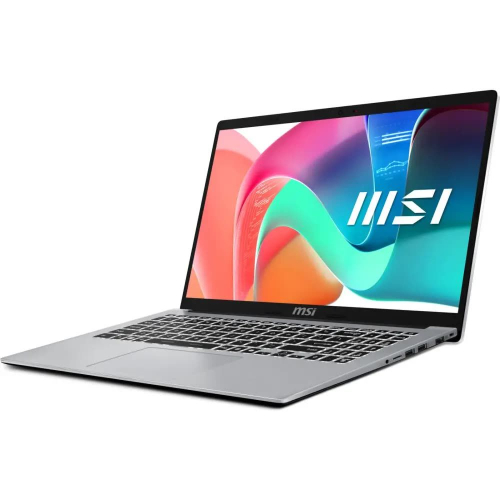 Ноутбук MSI Modern 15 F13MG-201XRU, 15.6" (1920x1080) IPS/Intel Core i5-1335U/16 ГБ DDR4/512 ГБ SSD/Intel Iris Xe Graphics/Без системы, Серебристый (9S7-15S122-201)