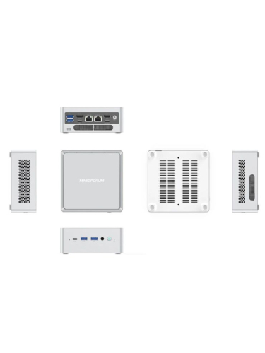 Мини-ПК MINISFORUM NAB9 Plus, Intel Core i9-12900HK / 32 ГБ DDR5 / 1024 ГБ SSD / Intel Iris Xe Graphics / Windows 11 Pro, серебристый (NAB9Plus / 32GB+1TB)