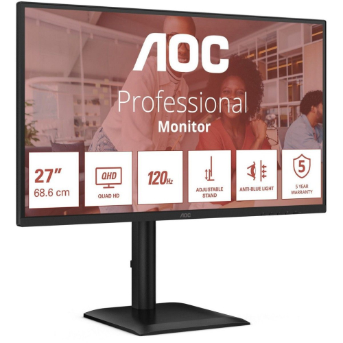 Монитор 27" AOC Q27E4CV IPS, 2560x1440, 120Hz, 4 ms, Black