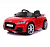 Электромобиль AUDI TT RS, цвет красный, EVA колеса, кожаное сидение