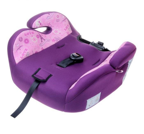 Автокресло-бустер Multi, группа 1-2-3, цвет фиолетовый «Париж»