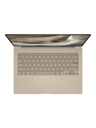 Ноутбук ASUS Zenbook A14 UX3407QA-QD556W, 14" (1920x1200) OLED/Qualcomm Snapdragon X X1-26-100/16 ГБ LPDDR5X/512 ГБ SSD/Qualcomm Adreno/Windows 11 Home, Бежевый (90NB1501-M012H0)