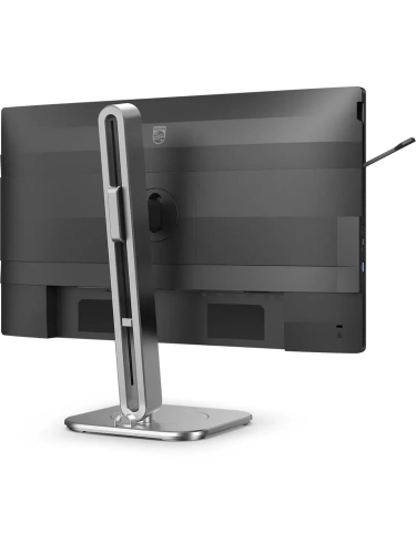 Монитор Philips 24B2N4200 23,8" 1920x1080, WLED, 16:9, IPS, 300cd, 1500:1, 4ms, 178/178, VGA, HDMI, DP, USB Hub, Speakers, 120Hz, Tilt, HAS, Swivel, Pivot, Внутр, VESA, Black, 3y