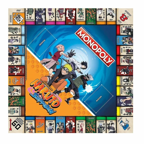 Настольная игра Monopoly Монополия Naruto на русском языке 