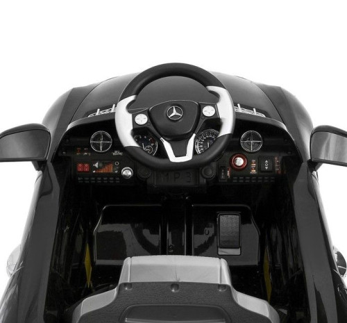 Электромобиль MERCEDES-BENZ SLS, с радиоуправлением, свет и звук, цвет черный