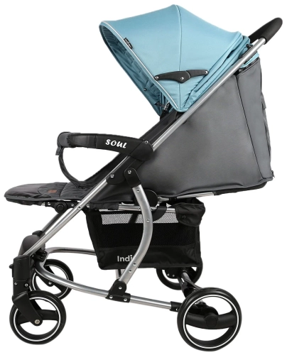 Коляска прогулочная Indigo SOUL, голубой