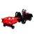 Электромобиль «Трактор», с прицепом, цвет красный Электромобиль «Трактор», с прицепом, цвет красный
