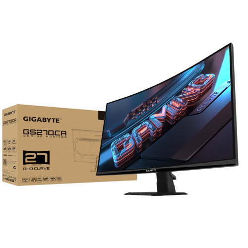Монитор 27" Gigabyte GS27QCA EK VA, 2560x1440, 1мс, 180Гц Black