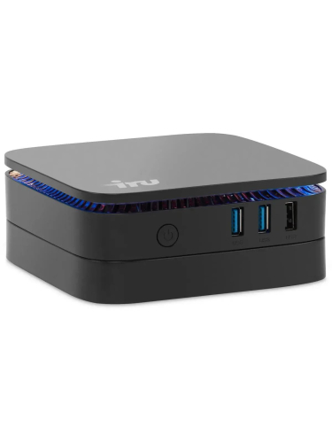 Мини-ПК iRU 110JLCN, Intel Celeron N4500 / 8 ГБ DDR4 / 256 ГБ SSD / Intel UHD Graphics / Windows 11 Pro, черный (2152163)