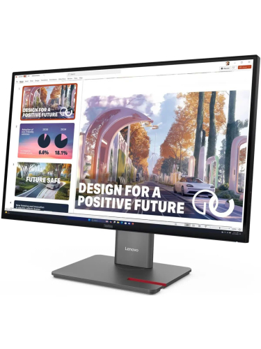 Монитор Lenovo ThinkVision P27QD-40 27" 16:9 QHD (2560x1440) IPS, 120Hz, 350N, 1xHDMI 2.1 TMDS, 1xDP 1.4, 1x DP 1.4 Out, 1x USB-C (DP 1.4), 1x RJ45, 1x USB-C (USB 10Gb, 140W), 1xUSB-B,4xUSB-A,1xUSB-C,LTPS, 1Y