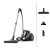 Пылесос Tefal Compact Power XXL TW4B36EA серый