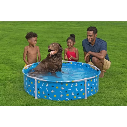 Каркасный бассейн для животных Bestway 561KM BW 122х30,5см "Fetchin' Fun Pet Play Pool"
