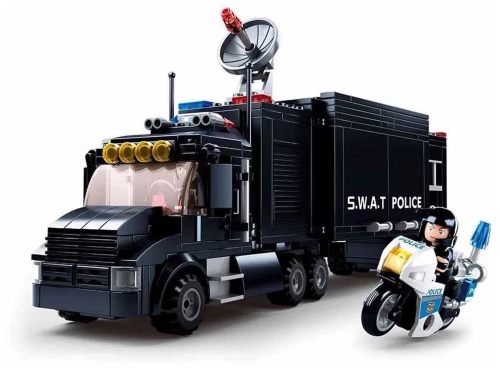 Конструктор Полиция «Мобильный штаб», 540 деталей Конструктор Полиция «Мобильный штаб», 540 деталей