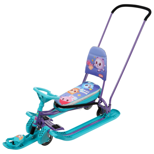 Снегокат с колёсами «Тимка спорт 6 Малышарики», ТС6/МШ1