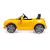 Электромобиль CHEVROLET CAMARO 2SS, EVA колеса, кожаное сидение, цвет жёлтый