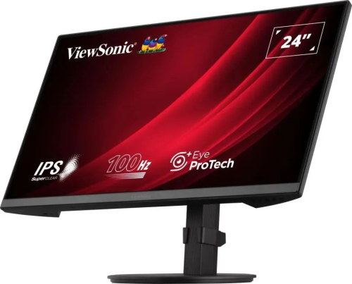 Монитор ViewSonic 23.8" VA2408-HDJ черный IPS LED