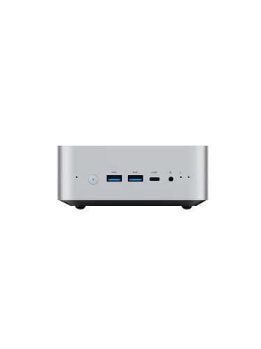 Мини-ПК MINISFORUM X1-255, AMD Ryzen 7 255/16 ГБ DDR5/512 ГБ SSD/AMD Radeon Graphics/Windows 11 Pro, серебристый (X1-255/16GB+512TB)