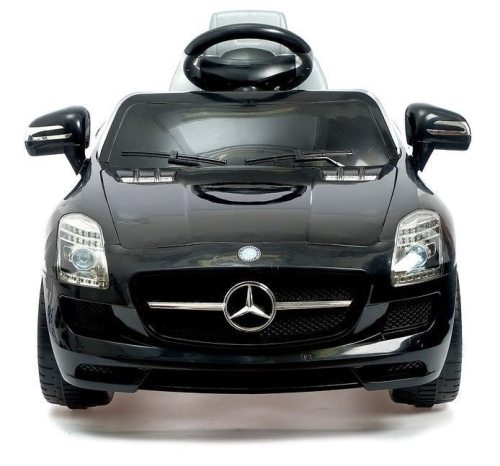 Электромобиль MERCEDES-BENZ SLS, с радиоуправлением, свет и звук, цвет черный