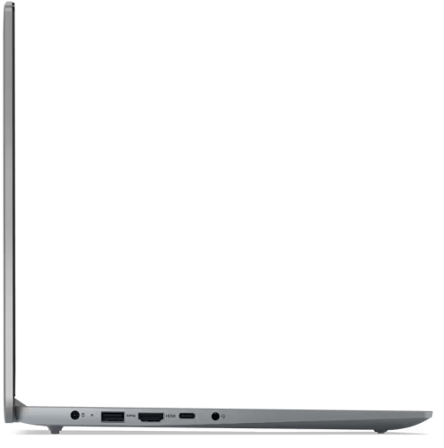 Ноутбук Lenovo IdeaPad Slim 3 15AMN8, 15.6" (1920x1080) IPS/AMD Ryzen 3 7320U/8ГБ LPDDR5/256ГБ SSD/Radeon Graphics/Без ОС, серый (82XQ007WRK)