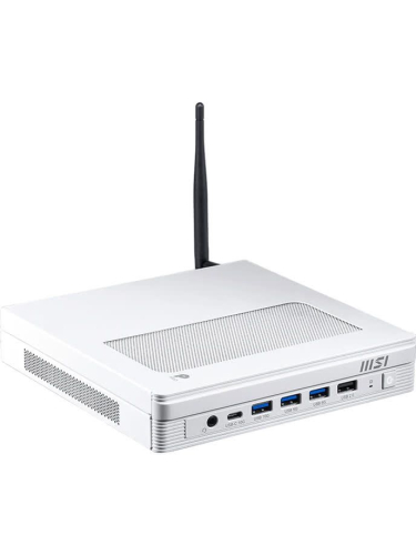 Мини-ПК MSI Pro DP10 A14MG-014BRU, Intel Core i3-14100 / Отсутствует DDR5 / Отсутствует SSD / Intel UHD Graphics / Без ОС, белый (936-B21012-014)