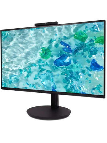 Монитор ACER Vero CB242YD6bmiprcx 23,8'', IPS, 1920x1080, 1 / 4ms, 250cd, 120Hz, 1xVGA + 1xHDMI+ 1xDP + SPK + Audio In/Out + Webcam 5M/Mic array, Speakers 5Wx2,  hadj 165, Vesa:100x100