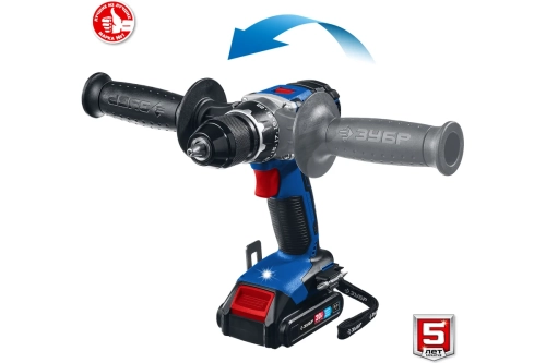 Дрель шуруповерт зубр 2 АКБ+кейс (DB-201-22)