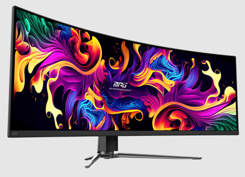 Монитор MSI 49"  MPG 491CQP QD-OLED 1800R, 32:9, QD-OLED, DQHD, 0,03ms, 250cd, 144Hz, HDMI, DP, USB, USB-C, HAS