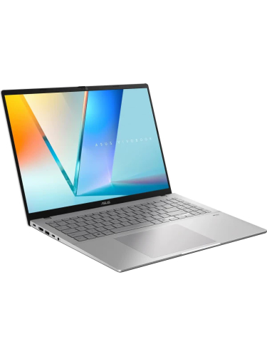 Ноутбук ASUS Vivobook S16 S3607VA-RP078, 16" (1920x1200) IPS 144 Гц/Intel Core i5-13420H/16 ГБ DDR5/512 ГБ SSD/Intel UHD Graphics/Без системы, Серебристый (90NB1671-M005X0)