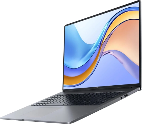 Ноутбук Honor MagicBook X16, 16", IPS, Intel Core i5 12450H 2ГГц, 8-ядерный, 8ГБ LPDDR4x, 512ГБ SSD, Intel UHD Graphics , Windows 11 Home, серый [5301afgs]