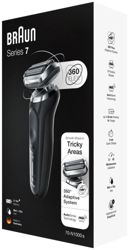 Электробритва Braun 70-N1000s Series 7, черный Электробритва Braun 70-N1000s Series 7, черный