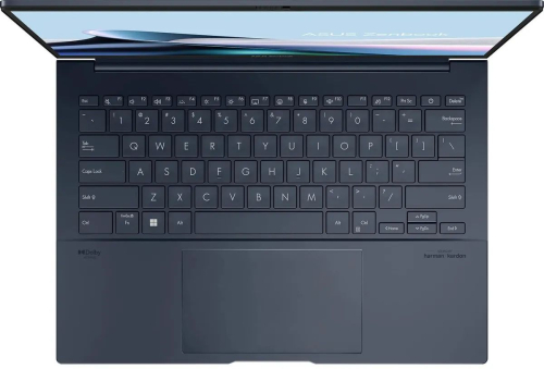 Ноутбук ASUS Zenbook 14 OLED UX3405MA-PP898, 14" (2880x1800) OLED 120 Гц/Intel Core Ultra 9 185H/16 ГБ DDR5/1000 ГБ SSD/Intel Arc Graphics/Без системы, Ponder Blue (90NB11R1-M01K50)