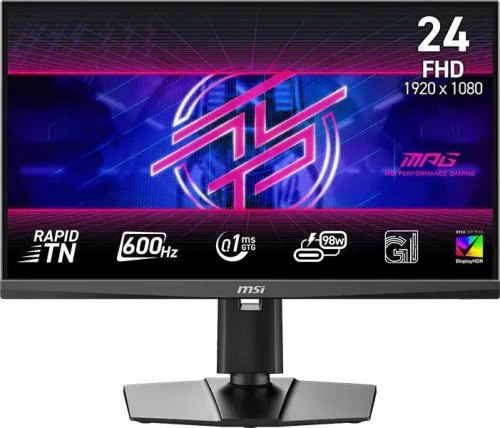 Монитор 24.1" MSI MPG 242R X60N Rapid TN, 1920x1080, 0.5 ms, 600Hz Black 9S6-3BC79T-009