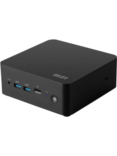 Мини-ПК MSI Cubi NUC 1M-045XRU, Intel Core 3 100U / 8 ГБ DDR5 / 512 ГБ SSD / Intel UHD Graphics / Без ОС, черный (9S6-B0B111-219)