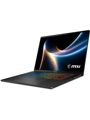 Ноутбук MSI Stealth 16 AI+ B3WH-013RU, 16" (2560x1600) OLED 240 Гц/Intel Core Ultra 9 386H/32 ГБ DDR5/1024 ГБ SSD/NVIDIA GeForce RTX 5070 Ti для ноутбуков (12 Гб)/Windows 11 Home, Черный (9S7-263111-013)